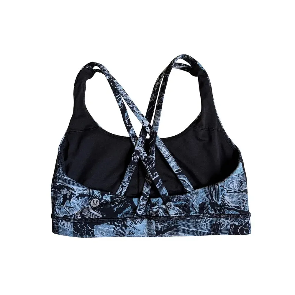 Lululemon Energy Bra (Eternal Wave Starlight Black) - Size 6